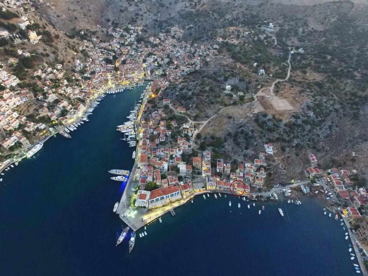 SeaMe Villa Symi Bagian luar foto