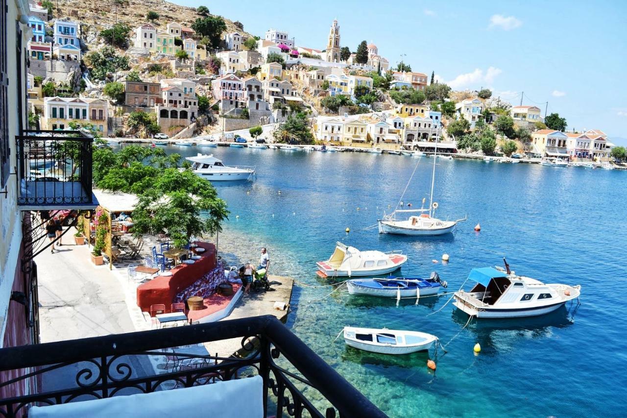 SeaMe Villa Symi Bagian luar foto